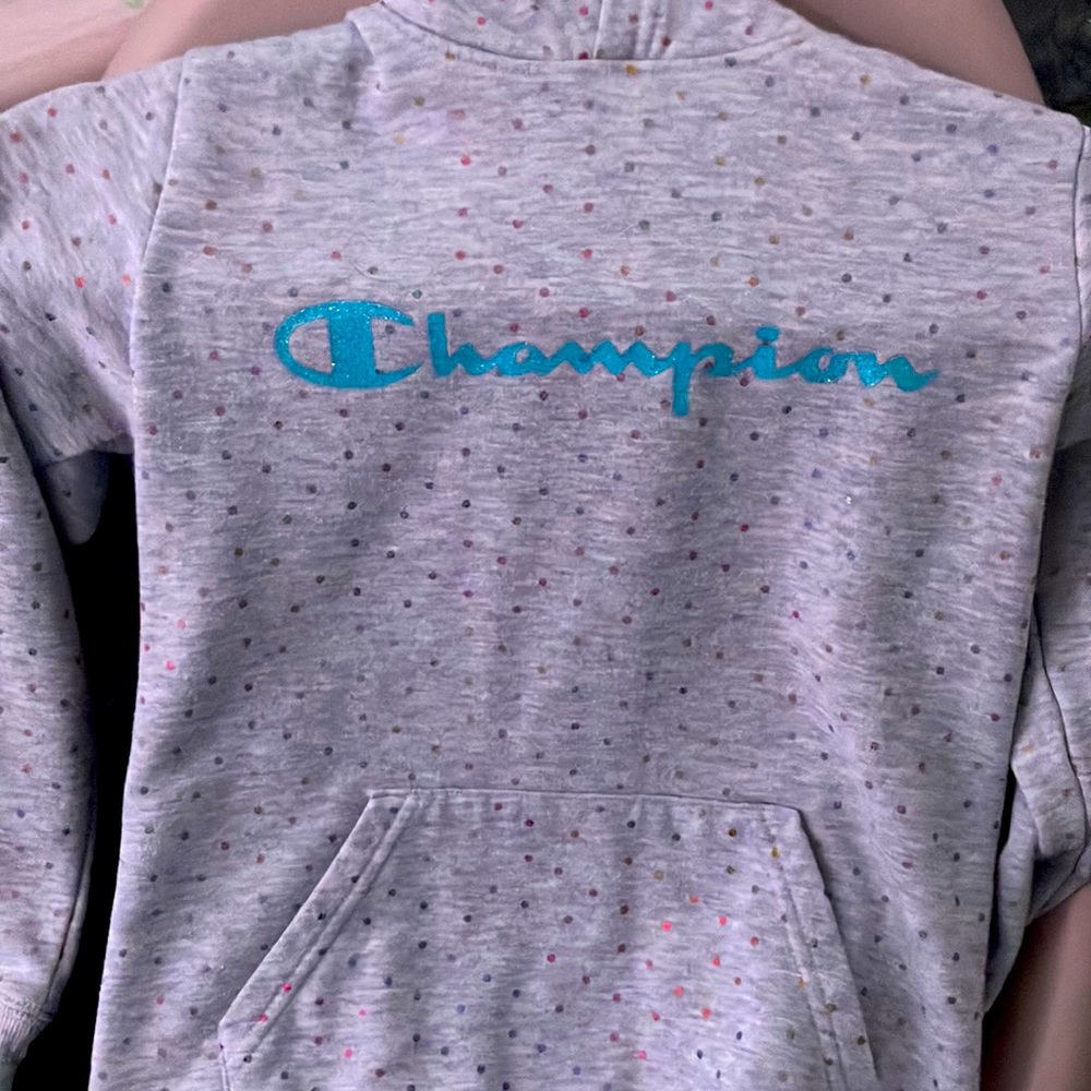 Rainbow champion hoodie size 10/12